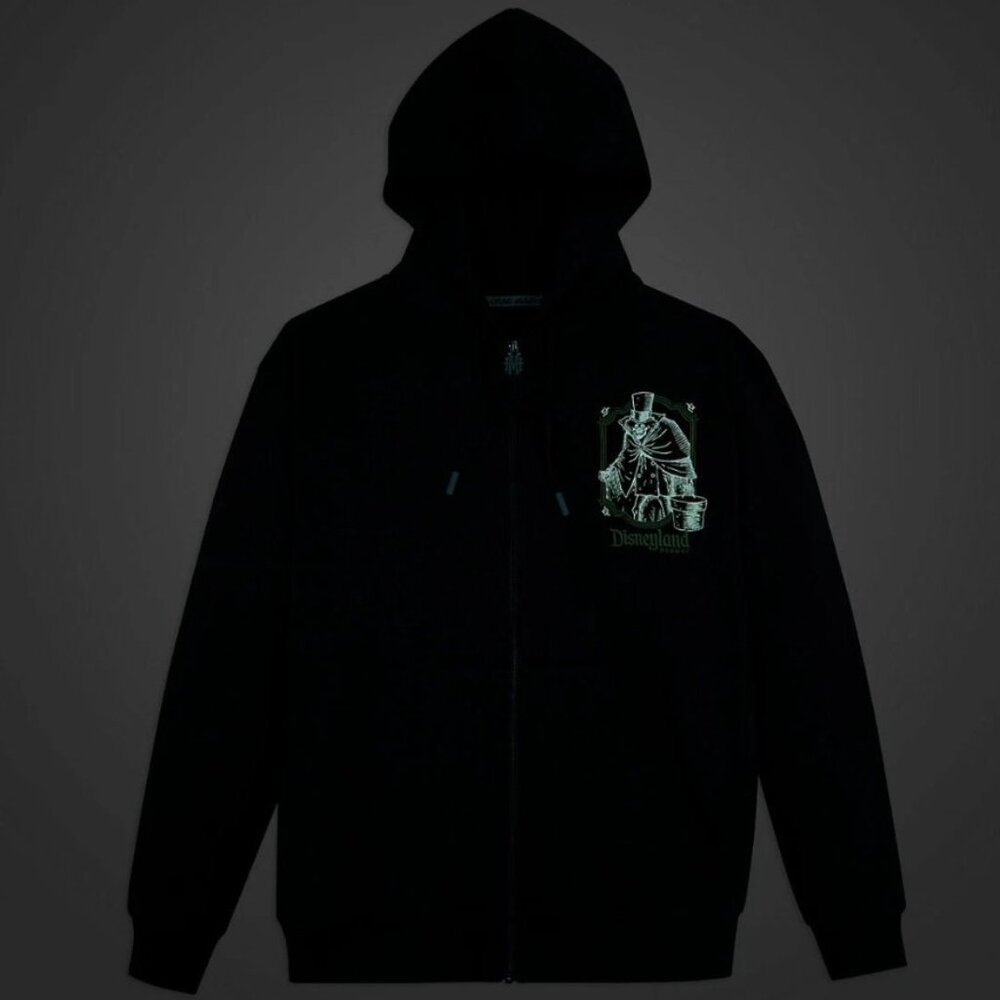 Brand New Without Tags Haunted Mansion Adult Zip Hoodie - Disneyland - Picture 4 of 5